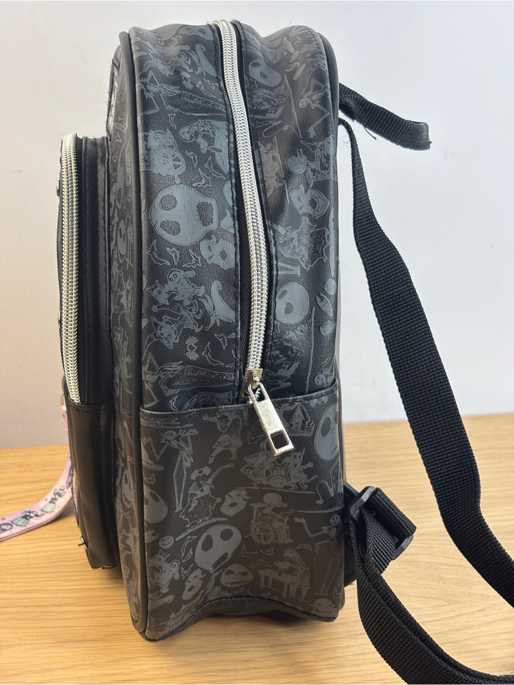 Disney Nightmare Before Christmas Coffin 10.5" Jack Skellington Mini Backpack - Picture 5 of 11